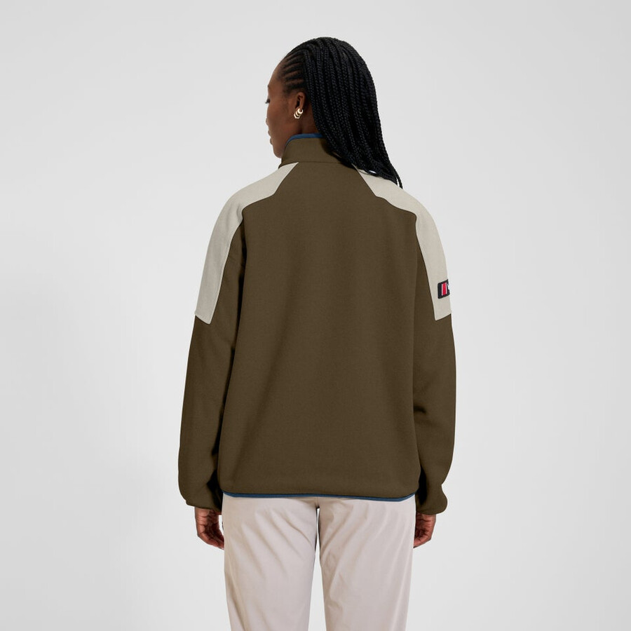 unisex 1997 giacca in pile - marronegrigio berghaus