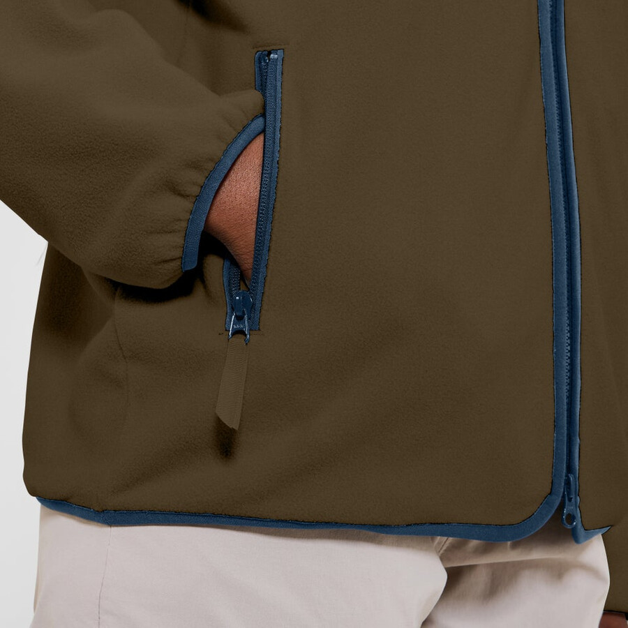 unisex 1997 giacca in pile - marronegrigio berghaus