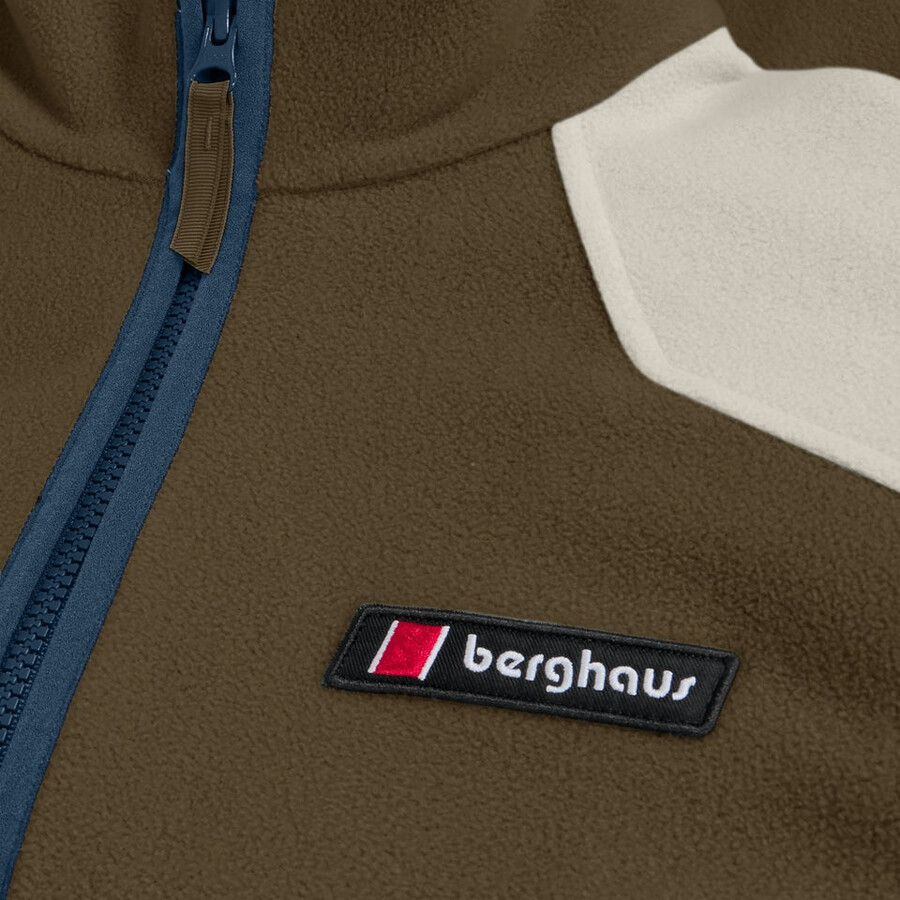 unisex 1997 giacca in pile - marronegrigio berghaus