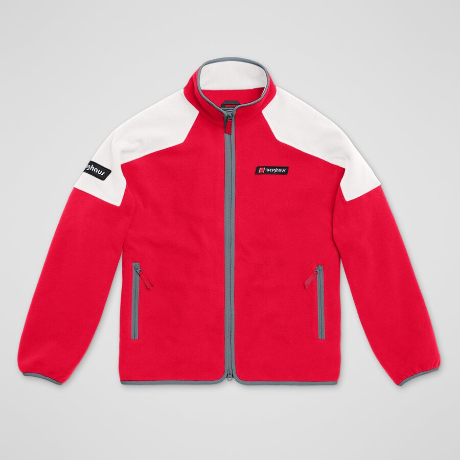unisex 1997 giacca in pile - rossonaturale berghaus