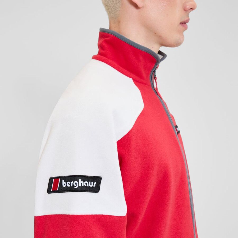 unisex 1997 giacca in pile - rossonaturale berghaus