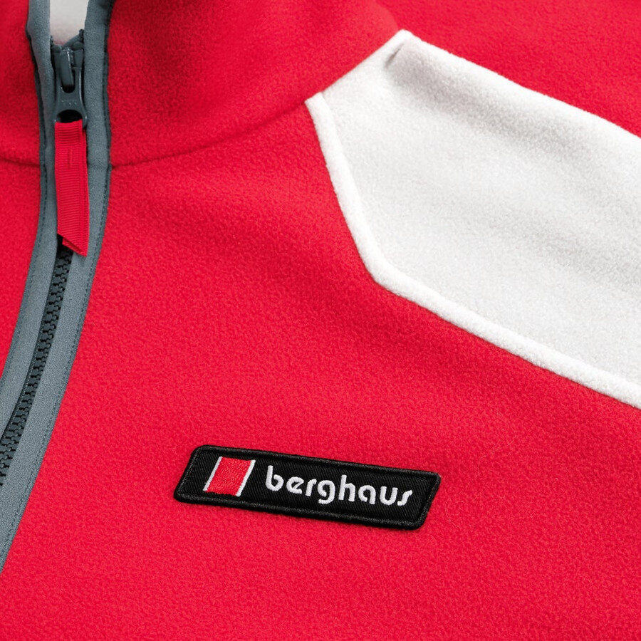 unisex 1997 giacca in pile - rossonaturale berghaus