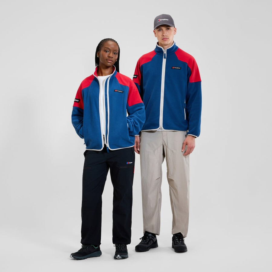 unisex 1997 giacca in pile - blurosso berghaus