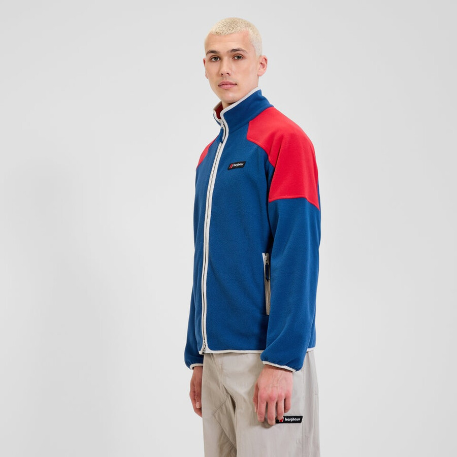 unisex 1997 giacca in pile - blurosso berghaus