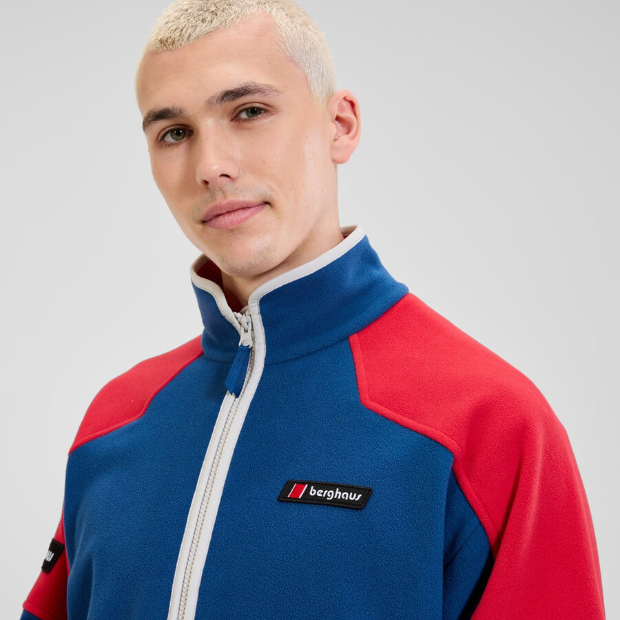 unisex 1997 giacca in pile - blurosso berghaus