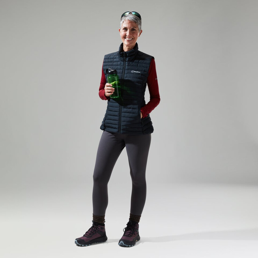 donne nula gilet - nero berghaus