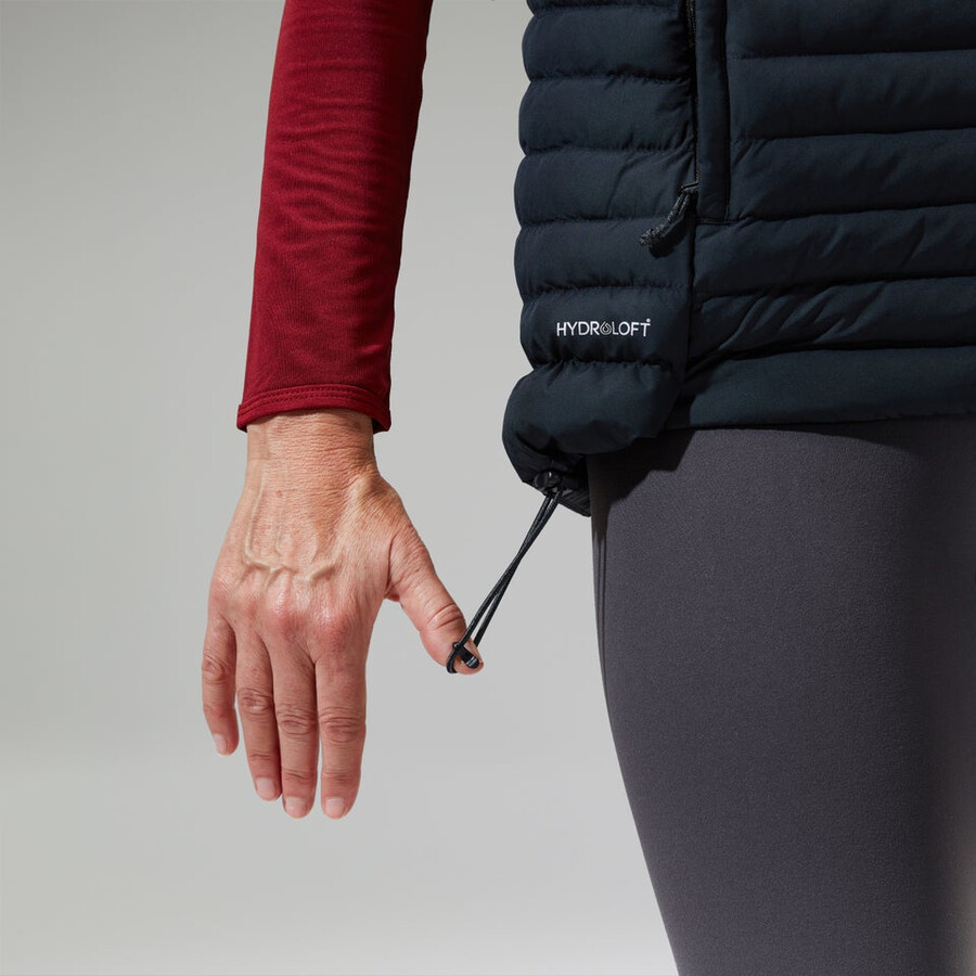 donne nula gilet - nero berghaus
