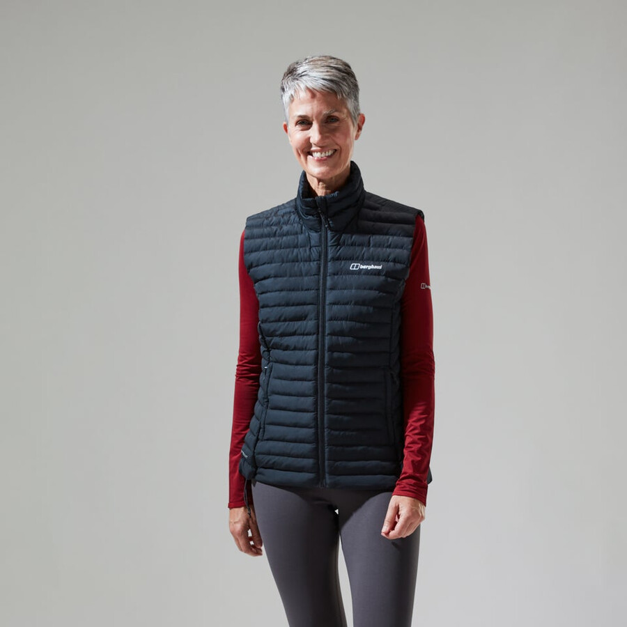 donne nula gilet - nero berghaus