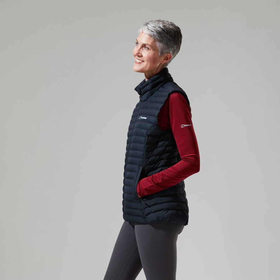 donne nula gilet - nero berghaus
