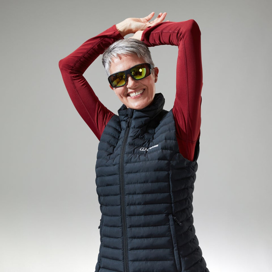 donne nula gilet - nero berghaus