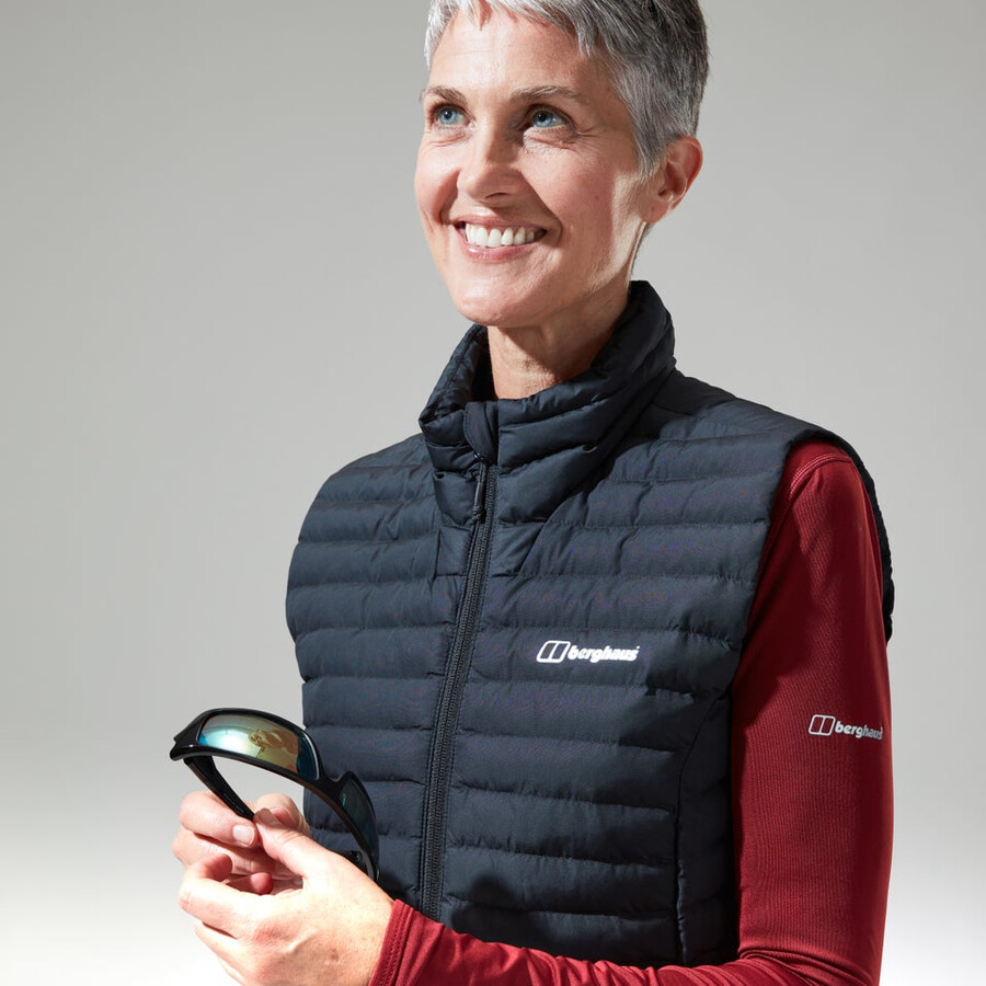 donne nula gilet - nero berghaus