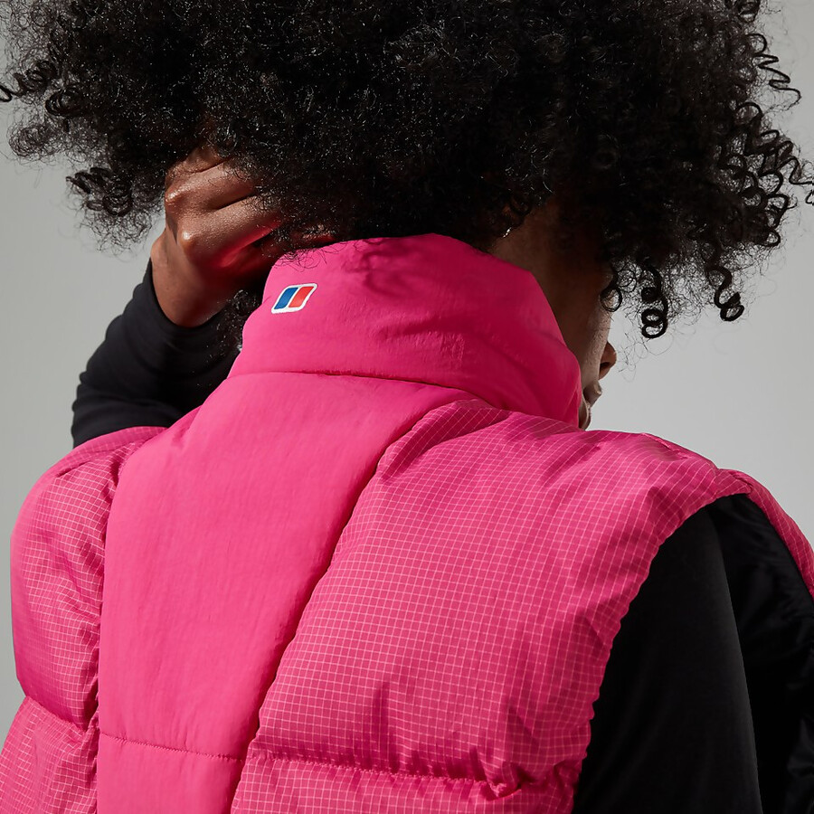 unisex sabber giù isolati gilet - rosa berghaus
