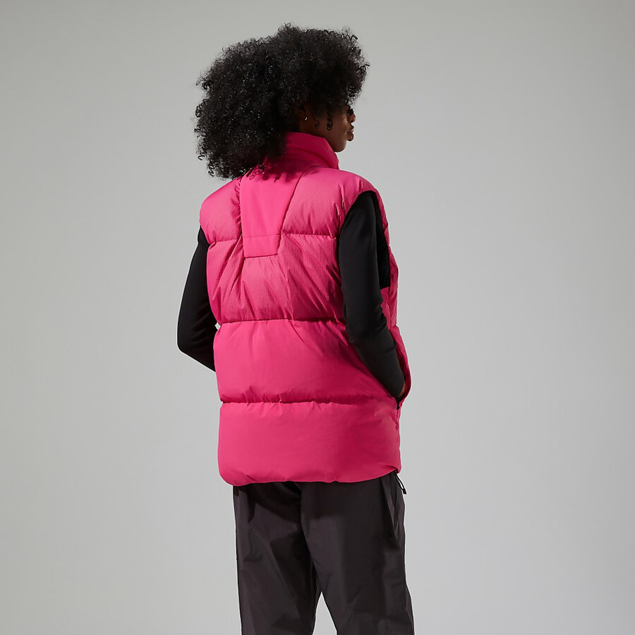unisex sabber giù isolati gilet - rosa berghaus