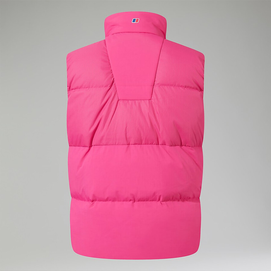 unisex sabber giù isolati gilet - rosa berghaus