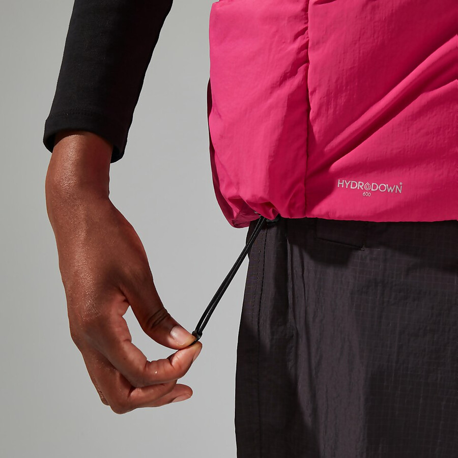 unisex sabber giù isolati gilet - rosa berghaus