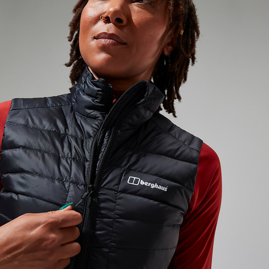 donne tephra 2.0 isolato gilet - nero berghaus