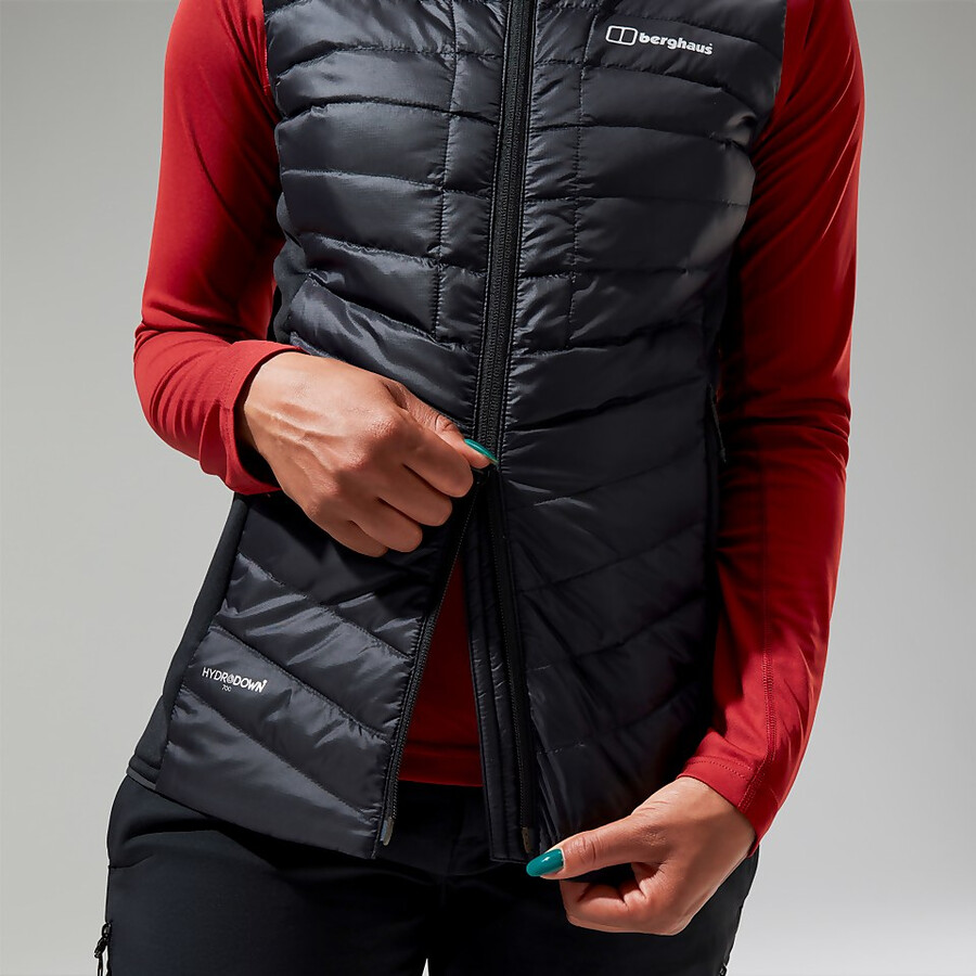 donne tephra 2.0 isolato gilet - nero berghaus