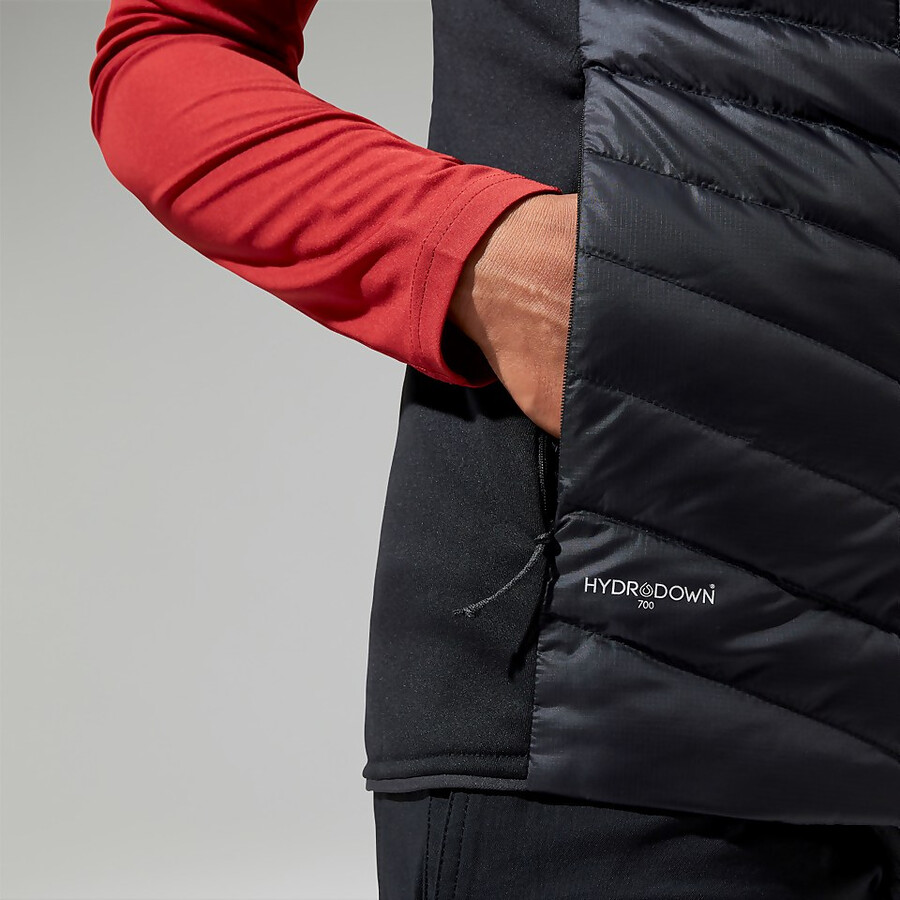 donne tephra 2.0 isolato gilet - nero berghaus