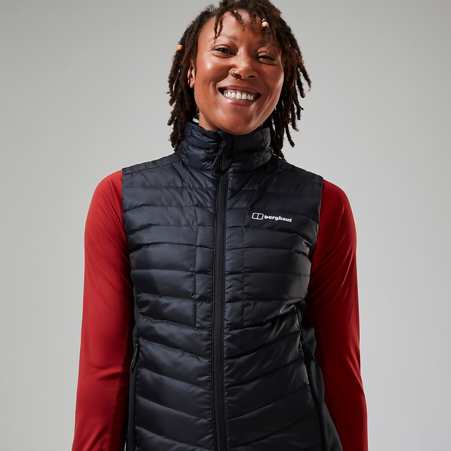 donne tephra 2.0 isolato gilet - nero berghaus
