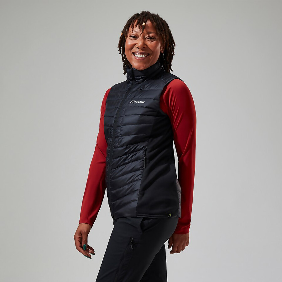 donne tephra 2.0 isolato gilet - nero berghaus