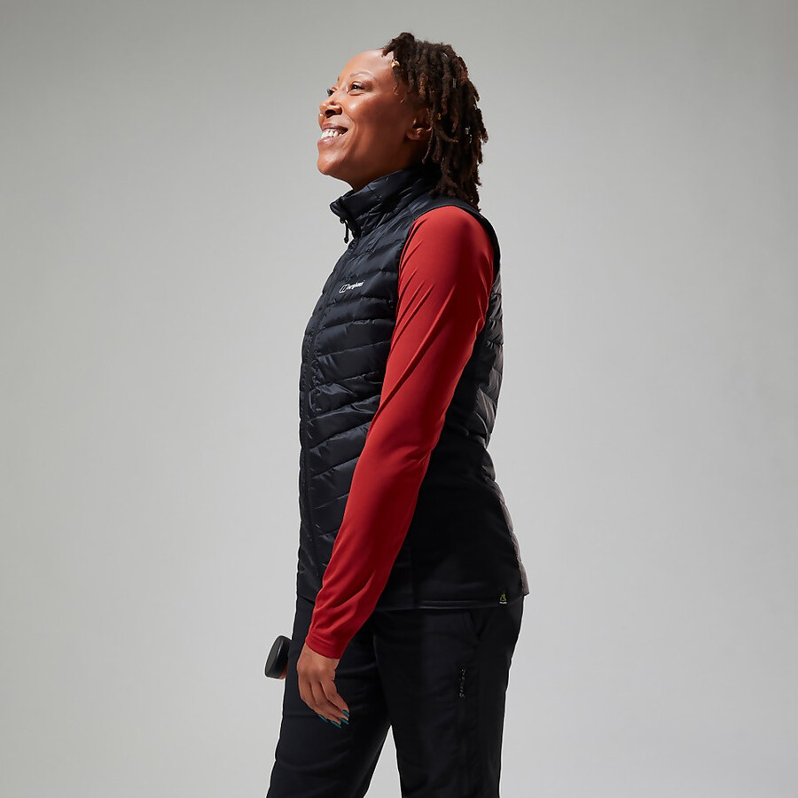 donne tephra 2.0 isolato gilet - nero berghaus