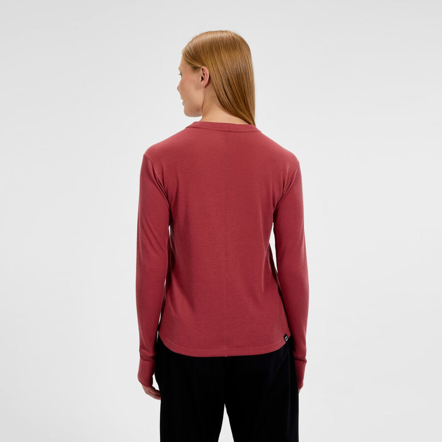 donne ivyhill equipaggio maglione - rosso berghaus