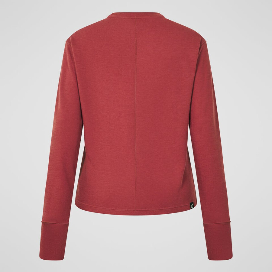 donne ivyhill equipaggio maglione - rosso berghaus
