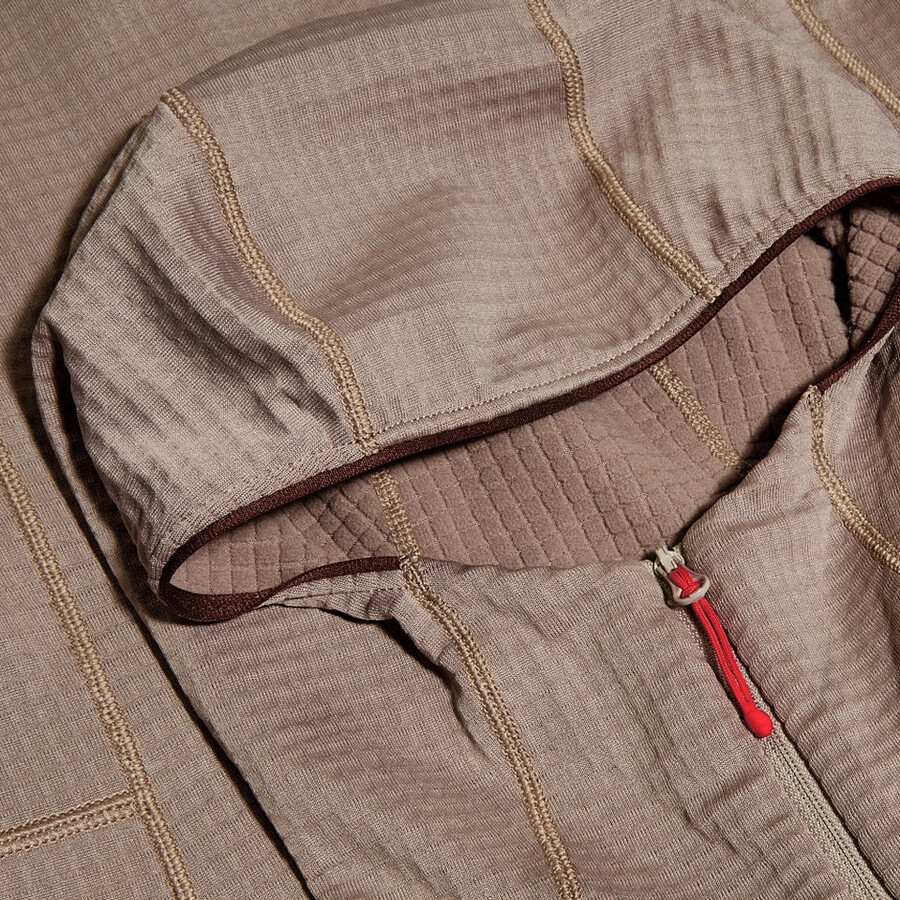 donne ridge-escursionista giacca con cappuccio - grigiomarrone berghaus
