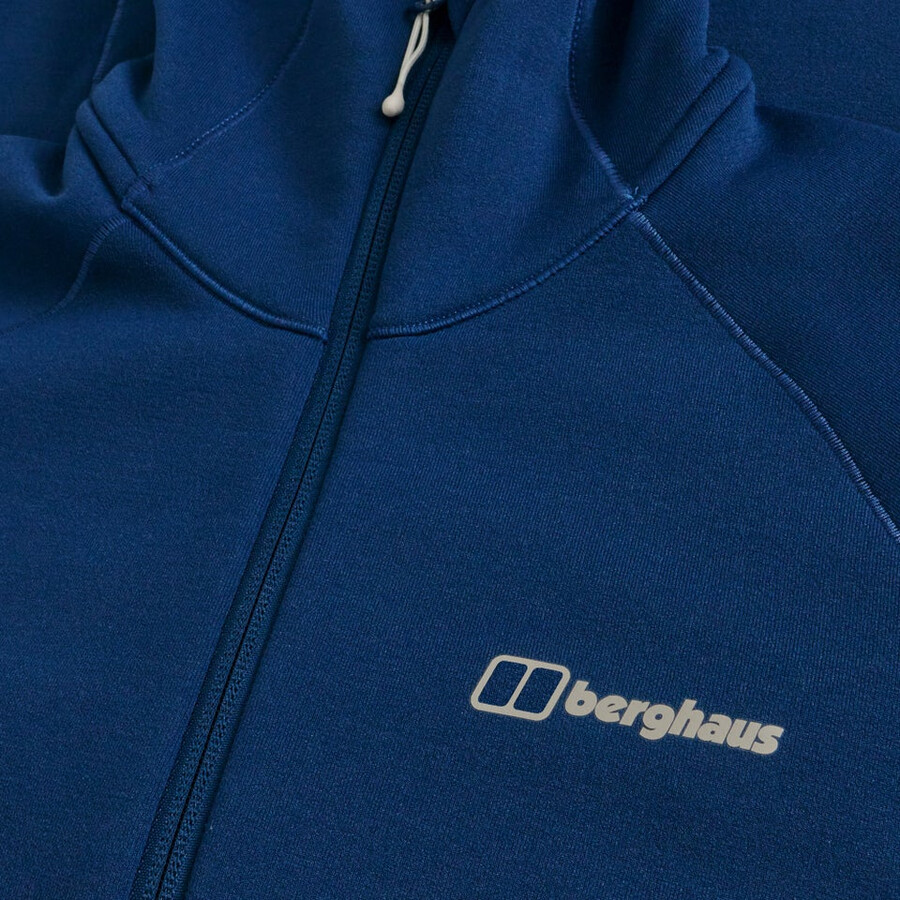 le donne cinetica powerstretch felpa con cappuccio - blu berghaus
