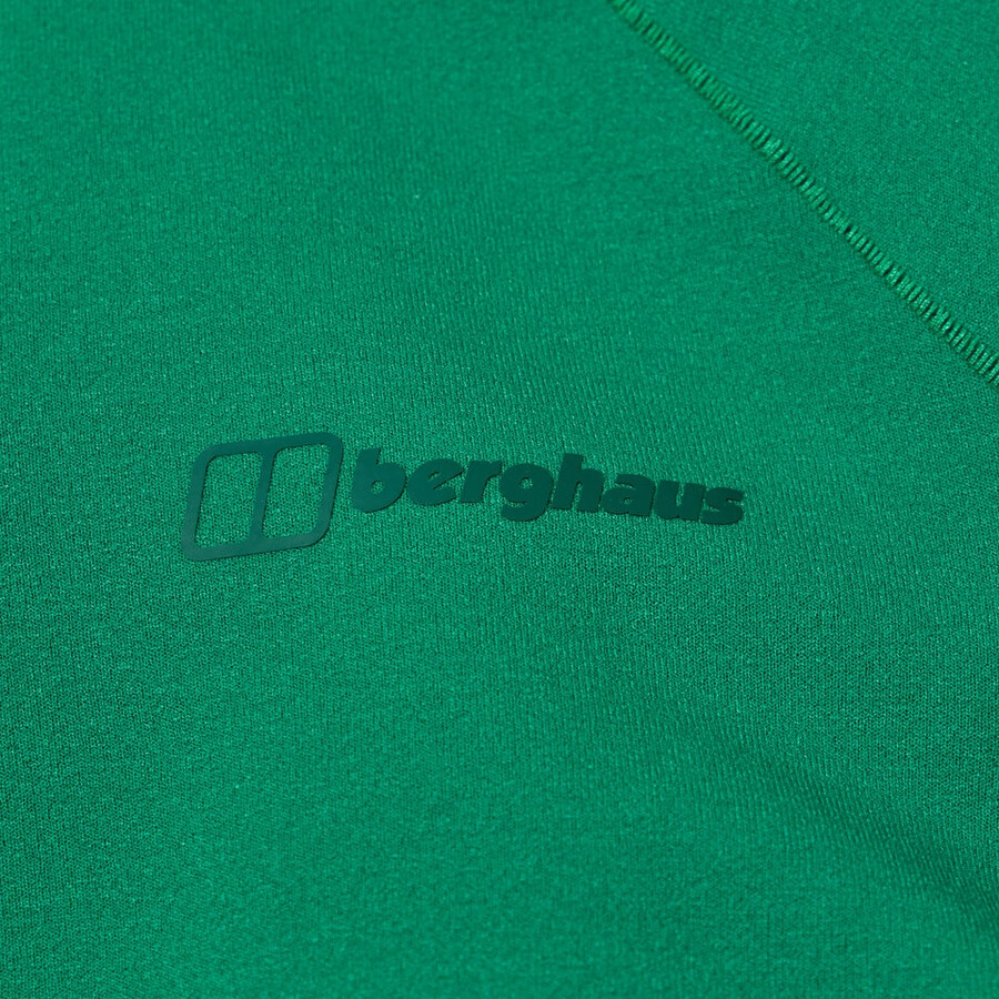 le donne cinetica powerstretch felpa con cappuccio - verde berghaus