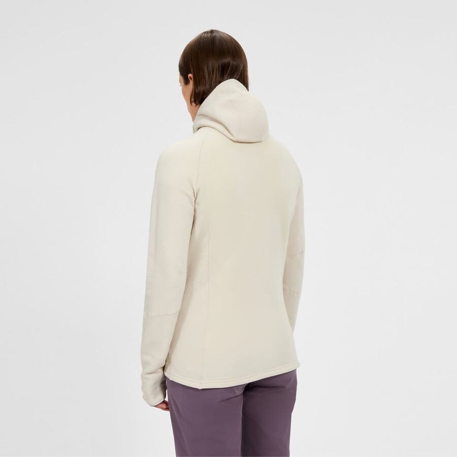 le donne cinetica powerstretch felpa con cappuccio - grigio berghaus