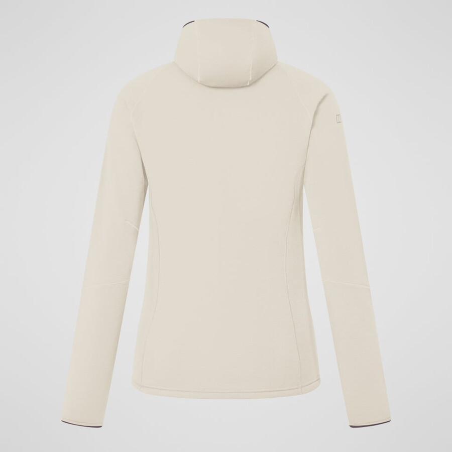 le donne cinetica powerstretch felpa con cappuccio - grigio berghaus