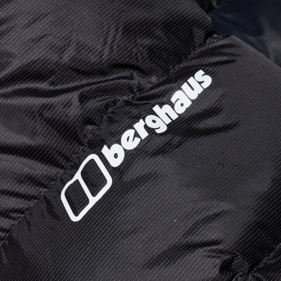 donne mtn spigolo ultra giù felpa con cappuccio - nero berghaus