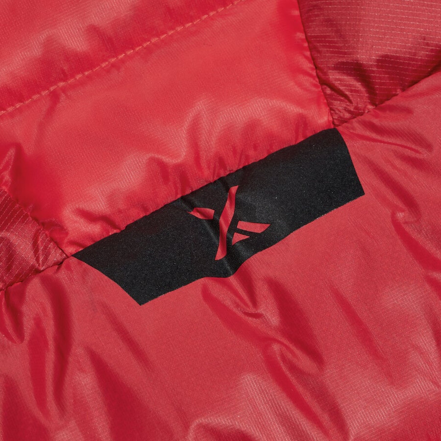 donne mtn spigolo ultra giù felpa con cappuccio - rosso berghaus