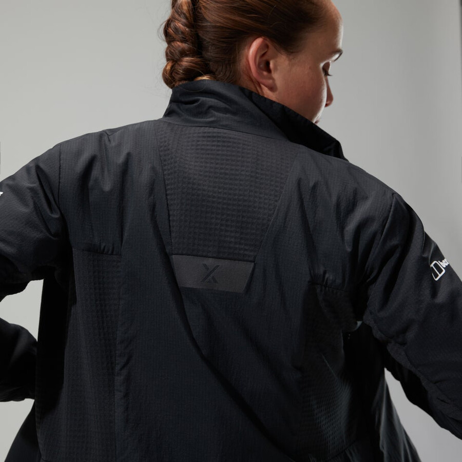 donne mtn guida mw hybrid jacket - black berghaus
