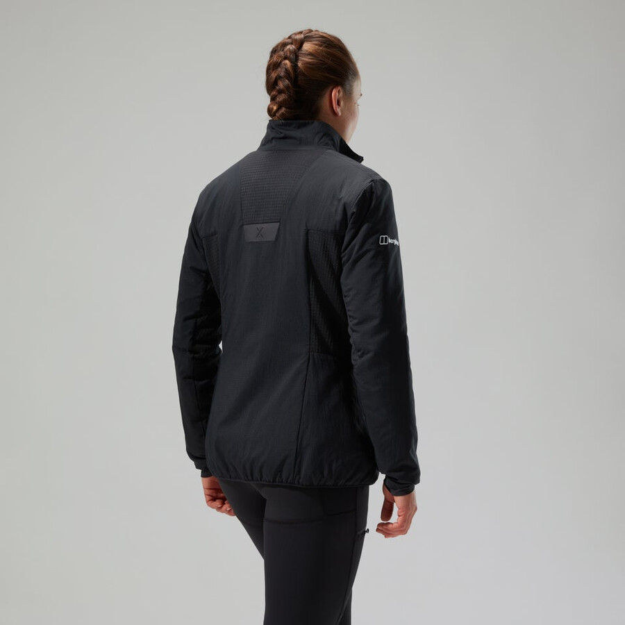 donne mtn guida mw hybrid jacket - black berghaus