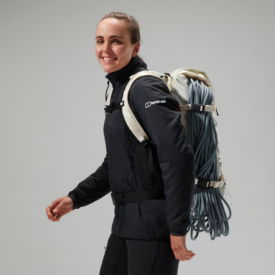 donne mtn guida mw hybrid jacket - black berghaus