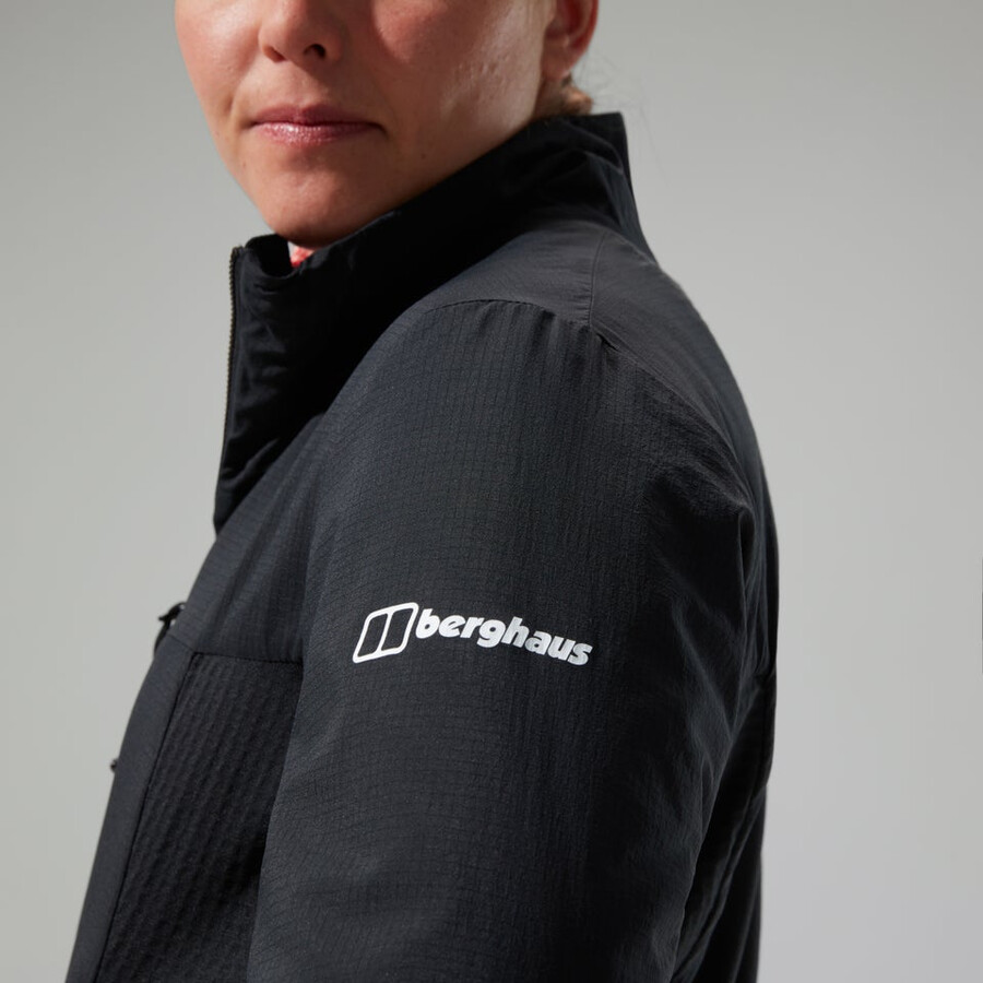 donne mtn guida mw hybrid jacket - black berghaus