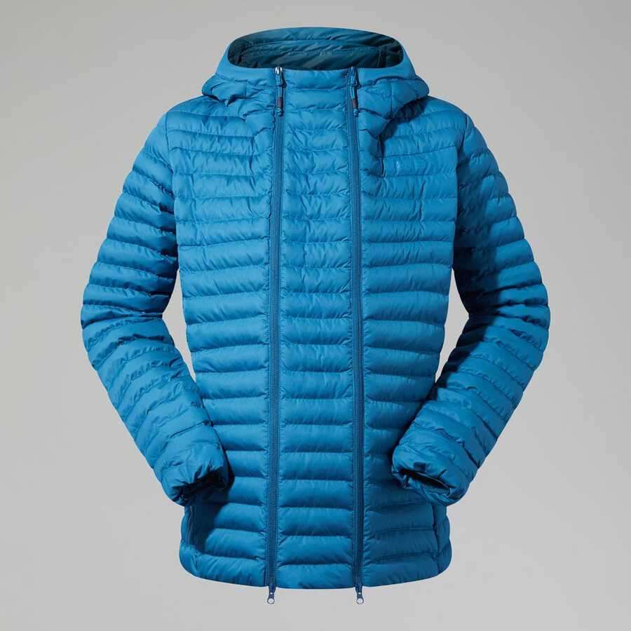 donne nula con cappuccio maternità 2in1 giacca turchese berghaus