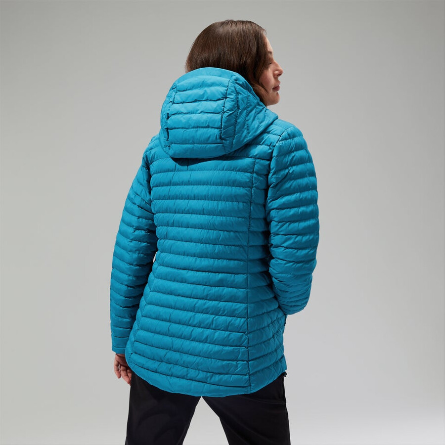 donne nula con cappuccio maternità 2in1 giacca turchese berghaus