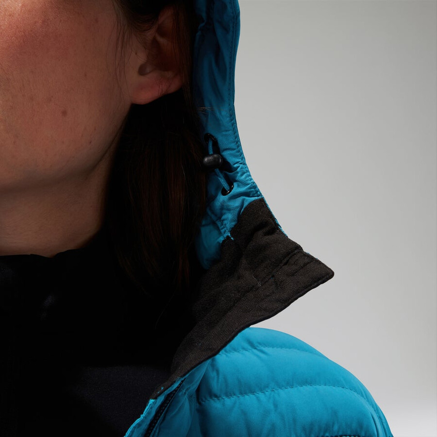 donne nula con cappuccio maternità 2in1 giacca turchese berghaus