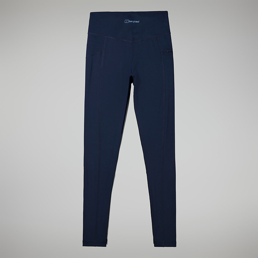 donne lelyur trekking collant - blu scuronero berghaus