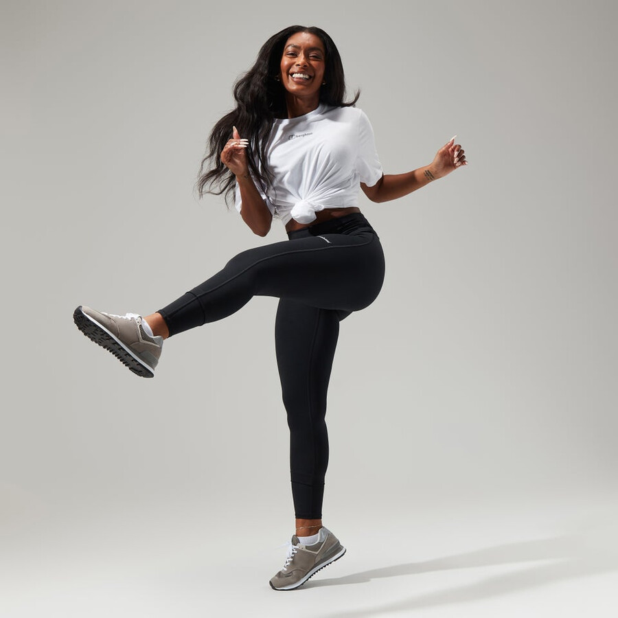 donna berghaus core legging nero berghaus