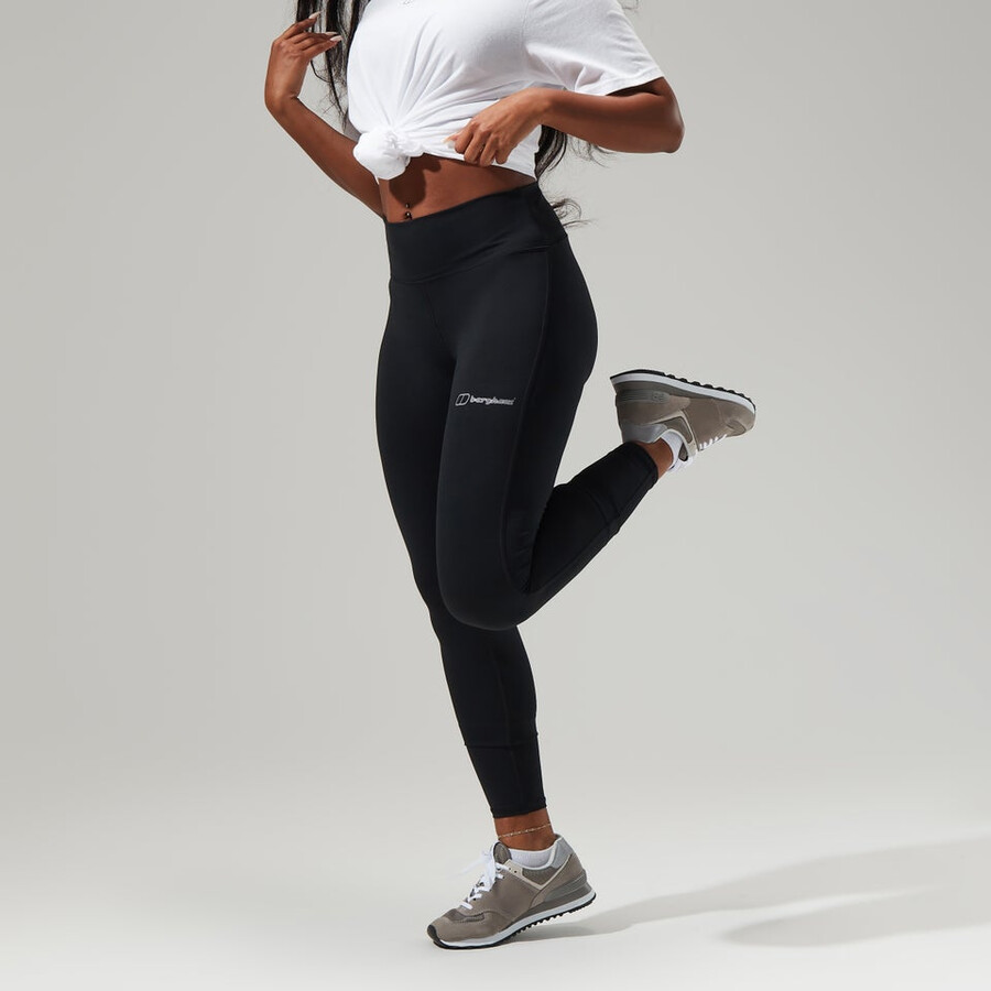 donna berghaus core legging nero berghaus