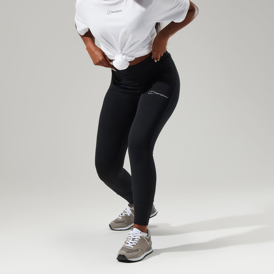 donna berghaus core legging nero berghaus
