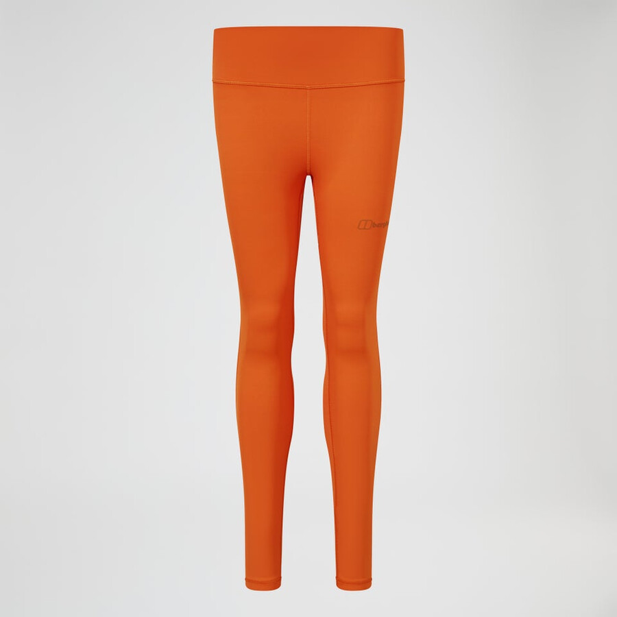 donna berghaus core legging - arancio berghaus