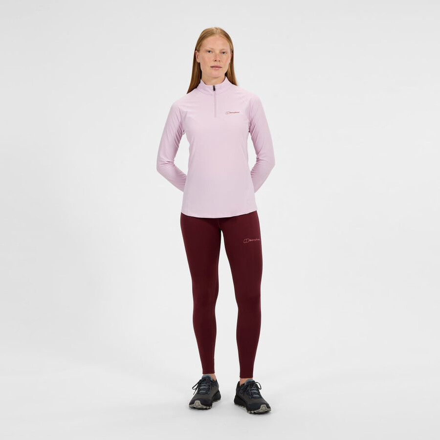 donna core legging - rosso berghaus