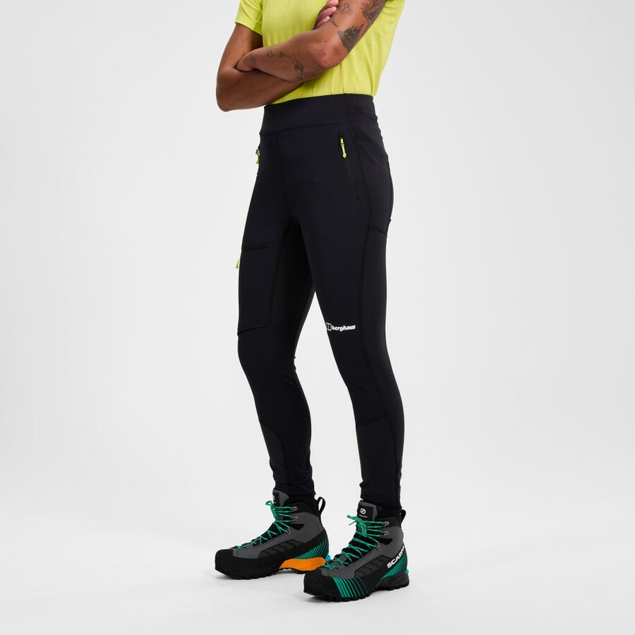 donne mtn guida alpina legging nero berghaus