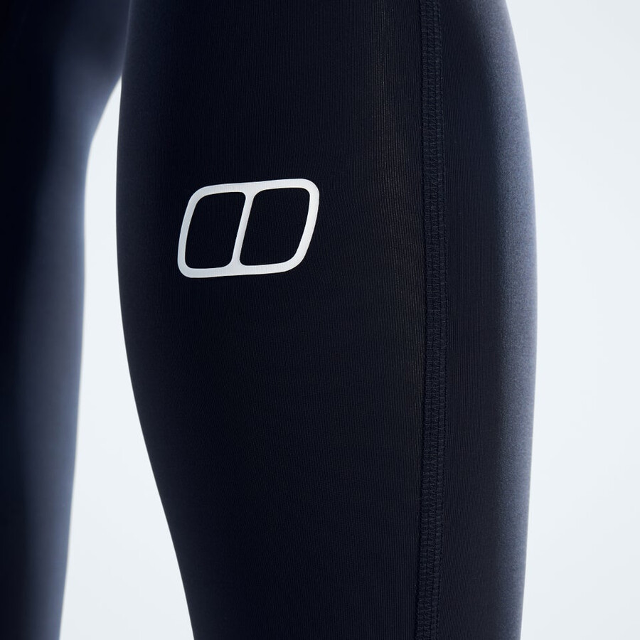 donne farren leggings - jet nero berghaus