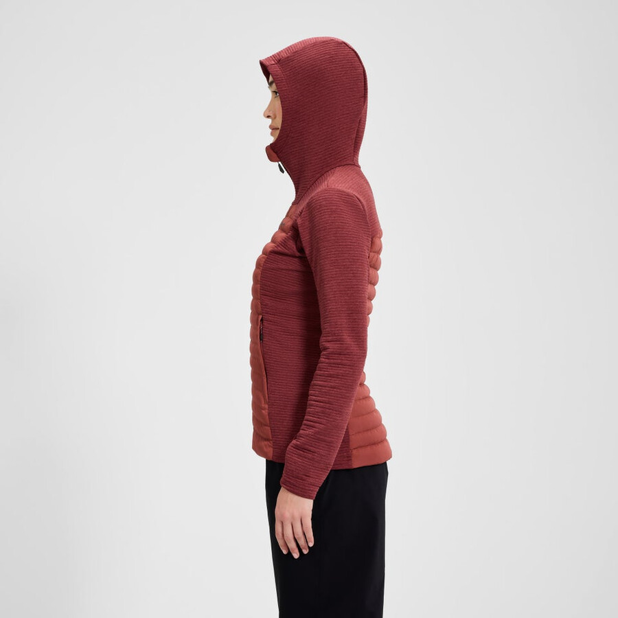 donne nula ibrido sintetico insulated jacket - red berghaus